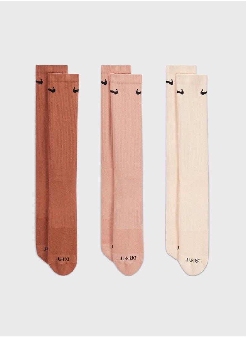 Nike 3 Pack Everyday Plus Cushion Socks  - Image 2