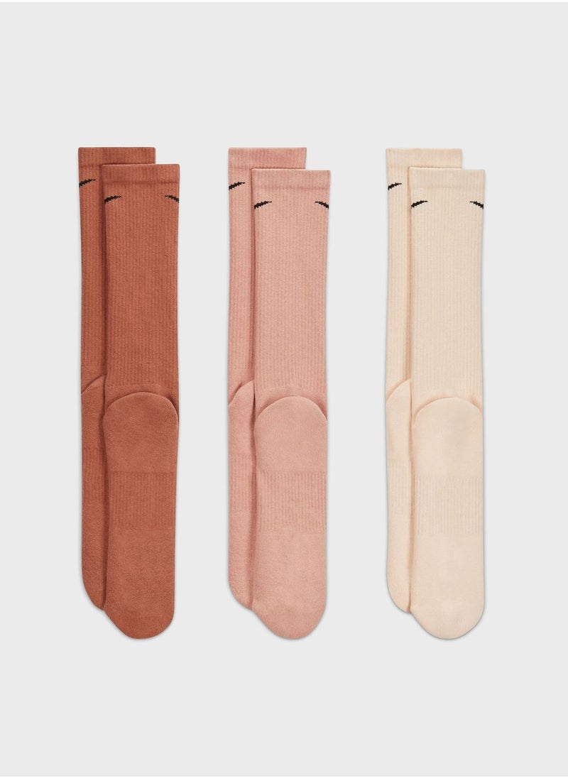 Nike 3 Pack Everyday Plus Cushion Socks  - Image 3