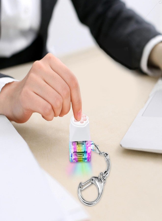 COZYMATE Keyboard Fidget Toys for Adults Keyboard Clicker with LED Light Keychain Fidget Sensory Fun Toys for Anxiety Decompression (Catpaw, 1P) - Image 4