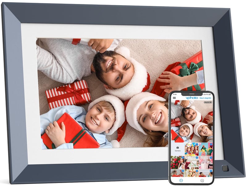 Nethgrow 10.1-inch Digital Picture Frame Smart-Photo-Frame - Digital Frame with 1920 * 1200 IPS Touch Screen, Auto Rotate, 16GB Storage, Load Photos Videos from Phone via App or Email, Birthday Gifts for Mom - Image 1