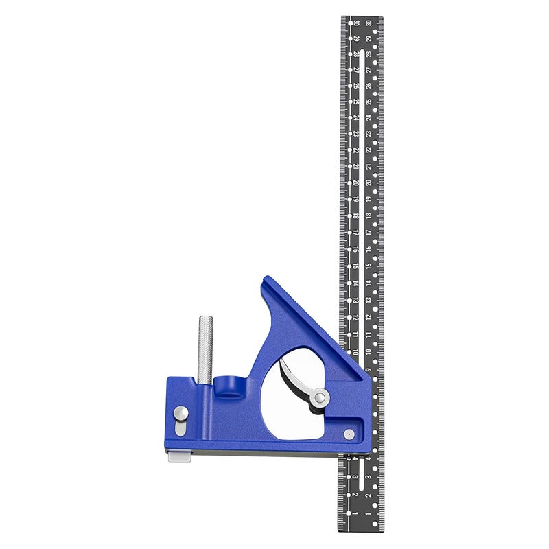 أداة تخطيط النجارة المربعة ذات المزيج المعدني بمقياس مدرج لتصنيع الخزائن - Image 1