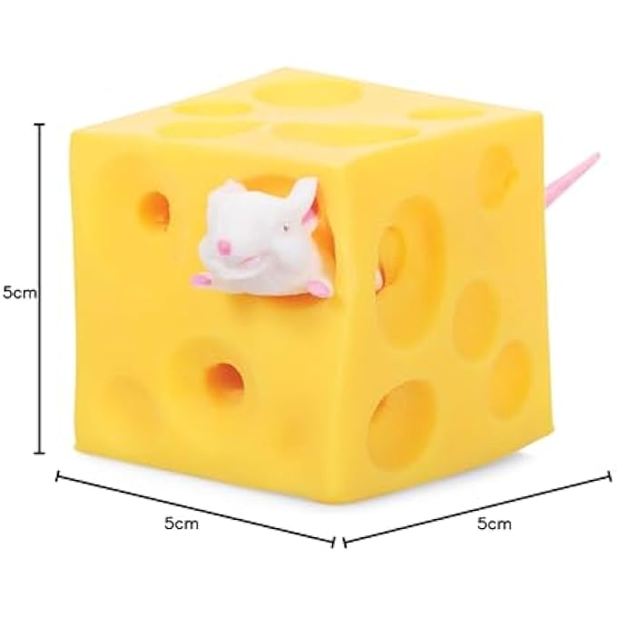 Tobar Stretchy Mice and Cheese, Yellow, 10209 - Image 5