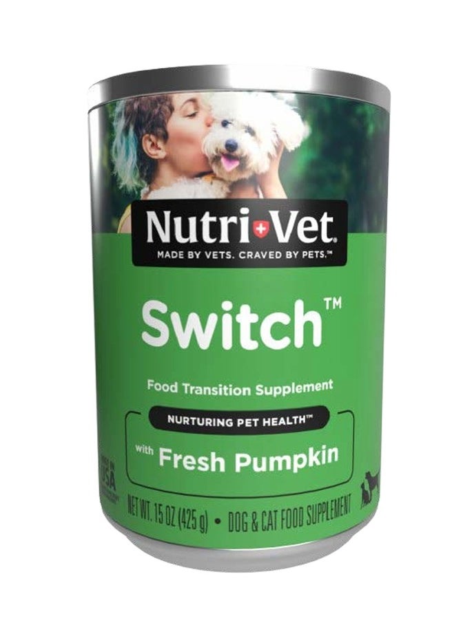 NUTRI FIT Nutri-Vet Switch Transition Supplement with Pumpkin 425g 