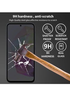NAFO Privacy Screen protector compatible with Samsung Galaxy A35 Screen Protector Tempered Glass [Anti-Glare][HD Full Coverage][Easy Installation][Scratch Resistant][9H Hardness]  - Image 3