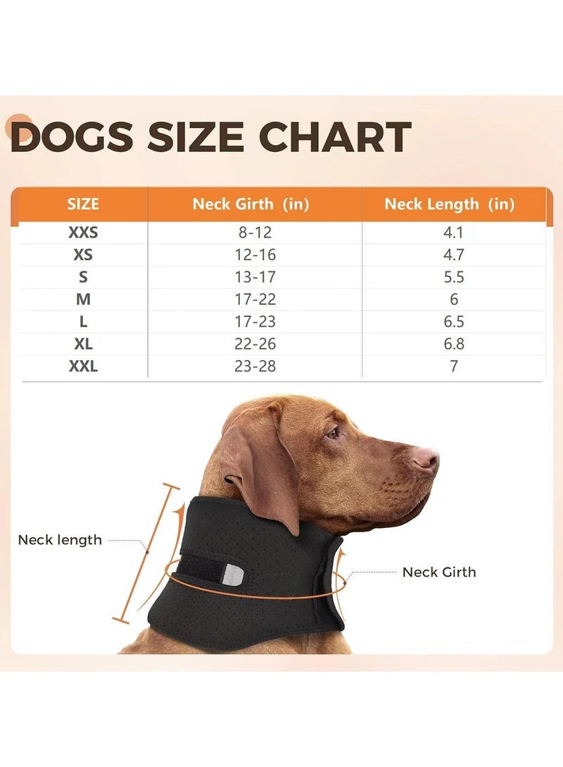 general Pet Neck Support Collar Multiple Sizes Adjustable Anti-Twist Neck Brace for Post-Surgery Stability Soft Breathable Neck Guard for Dogs and Cats - Image 4