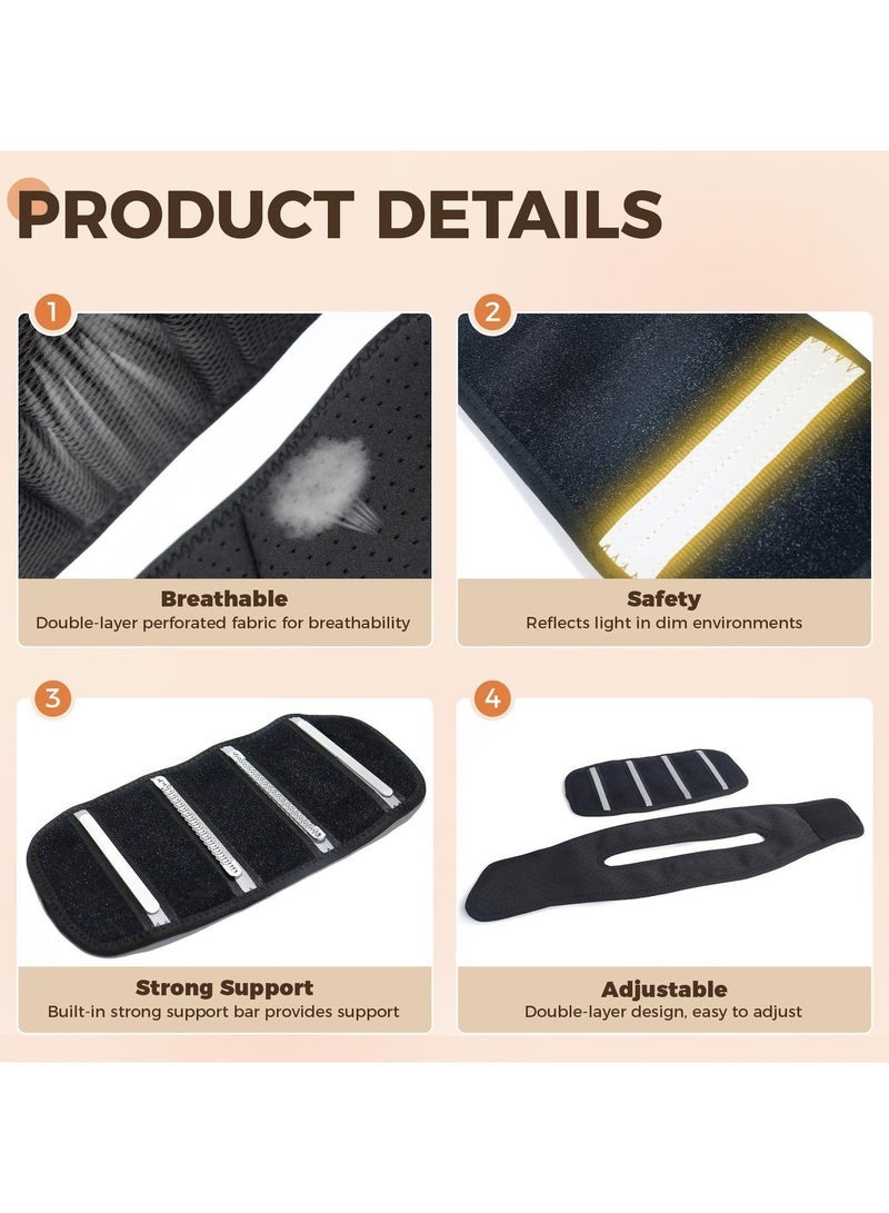 general Pet Neck Support Collar Multiple Sizes Adjustable Anti-Twist Neck Brace for Post-Surgery Stability Soft Breathable Neck Guard for Dogs and Cats - Image 3