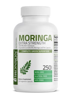 Bronson Moringa 5000 Mg Extra High Potency Energizing Superfood Antioxidant 250 Vegetarian Capsules  - Image 4