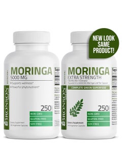 Bronson Moringa 5000 Mg Extra High Potency Energizing Superfood Antioxidant 250 Vegetarian Capsules  - Image 3