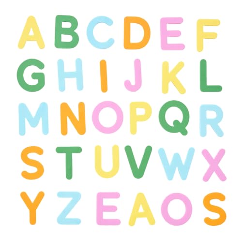 Jet Lag Silicone Alphabet Magnetic Letters and Numbers 30PCS Alphabet Magnets Toys ABC Letter Puzzles Preschool Educational Learning Toys Gifts for Girls Boys Toddlers Kids - Image 1