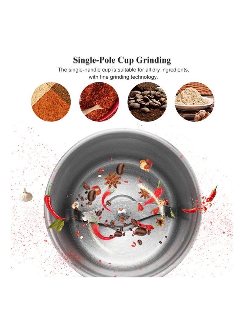 Electric Coffee Grinder, Pulverizer Machine High-Speed Herb Grinder Coffee Beans Grinder Kitchen Grinder Tool Espresso Bean Grinder Coffee Pulverizer for Camping/Drip/Espresso/Pour Over French Press  - Image 2