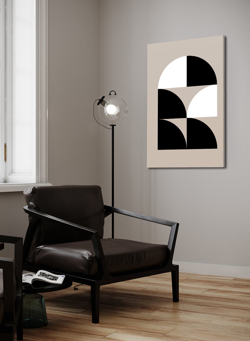 LOWHA Canvas Wall Art Stretched Over Wooden Frame with Abstract Painting - Image 3