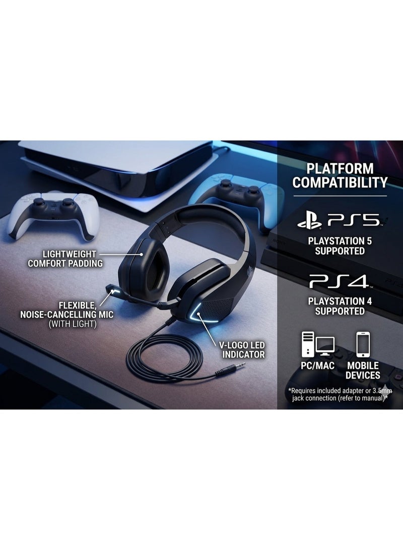 ASA RGB Gaming Headset for PS4 / PS5 / PC / Xbox – Noise Cancelling Mic & Surround Sound - Image 4