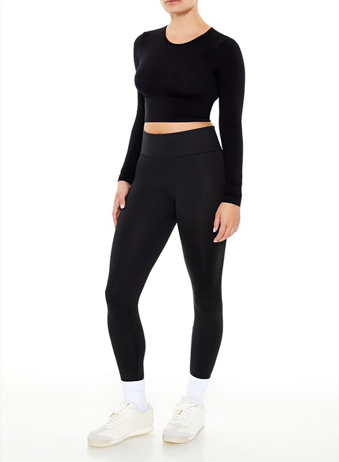 FOREVER 21 Contour Sculpt Mid-Rise Leggings - Image 3
