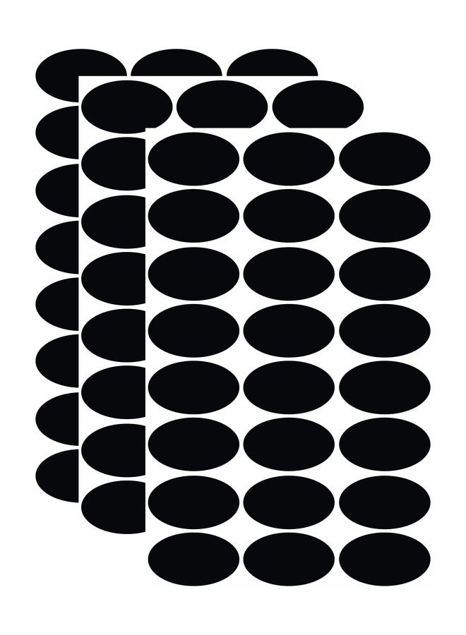 Monk Wish Waterproof Chalkboard Label Stickers for Storage Organizer Reusable Storage Labels Waterproof Labels for Jars (Black, 72 Piece) - Image 2