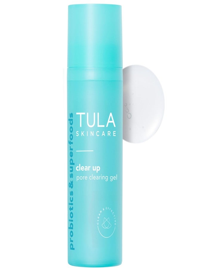 TULA Skin Care Clear Up - Pore Clearing Gel, Facial Serum, Salicylic and Azelaic Acid, Niacinamide, Clears Skin, Exfoliates, Improves Skin Smoothness, Refines the Look of Pores, 1 fl oz. - Image 1