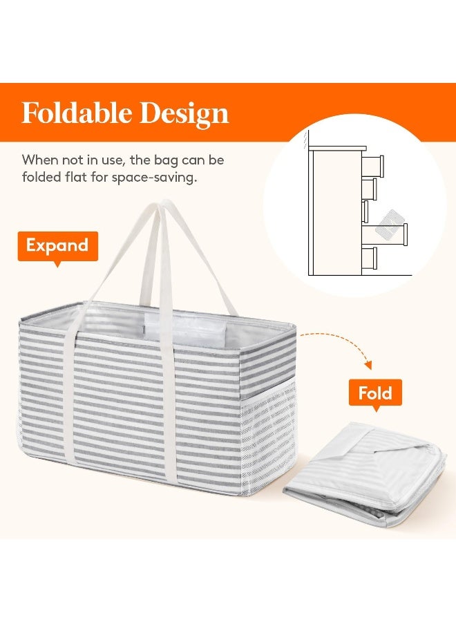 NeeMee Extra Large Tote Bag - Stand-Up Foldable Shopping Bag  - Image 2