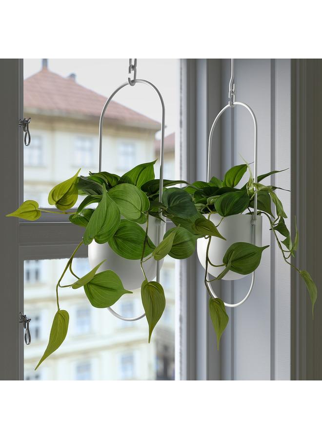 Zaboon Artificial potted plant, in/outdoor Golden Pothos/hanging, 12 cm - Image 2
