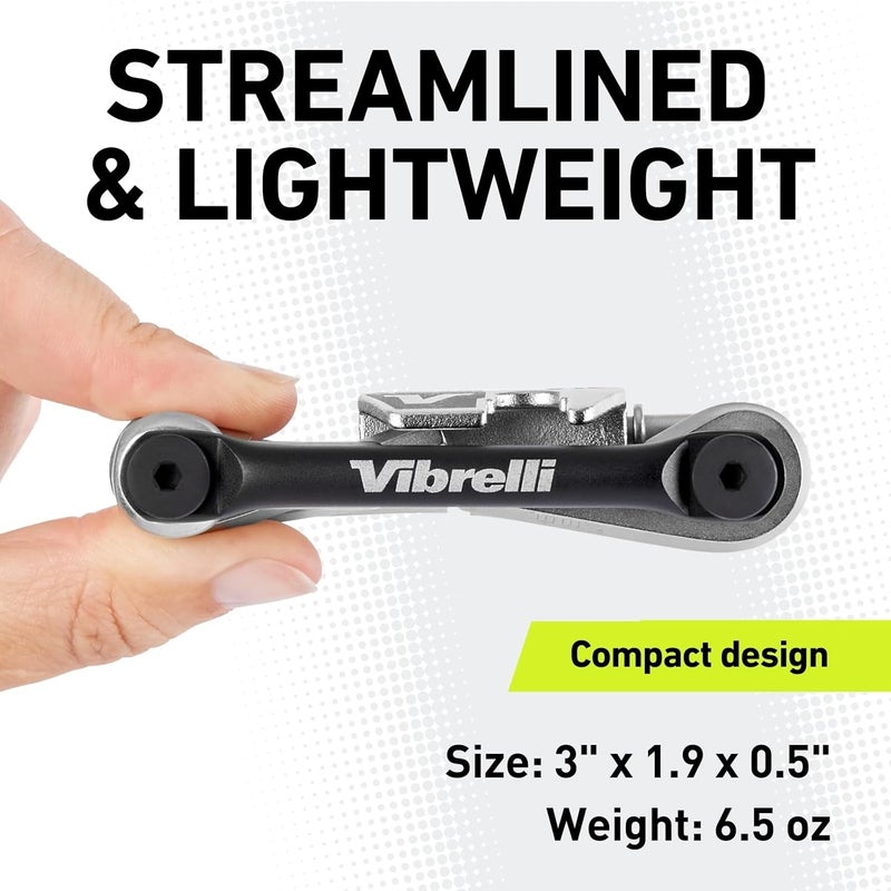 Vibrelli Bike Multi Tool V19 with Carry Case - 19 Precision Tools for Cyclists - Image 3