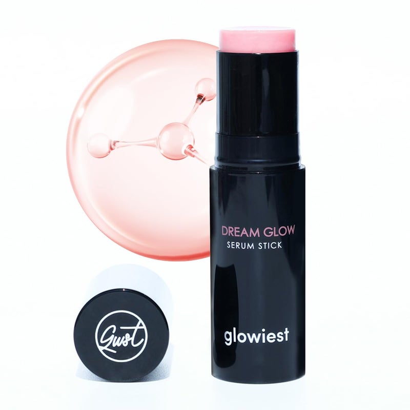 glowiest glowiest Dream Glow Serum Stick GINSENG  COLLAGEN  Daily Hydrating Booster for Face Lips Eyes Neck Body and Nail  Highly Concentrated Treatment Korean Skincare  037 oz 105g 