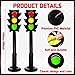 Oitnlaughter 2Pcs 59Inch Jumbo PVC Stop Light Balloons Inflatable Traffic Light Balloons Race Car Party Decor Traffic Signal Stoplight Balloon Kit for Race Car Theme Birthday Party Baby Shower Back to School Decor - Image 4