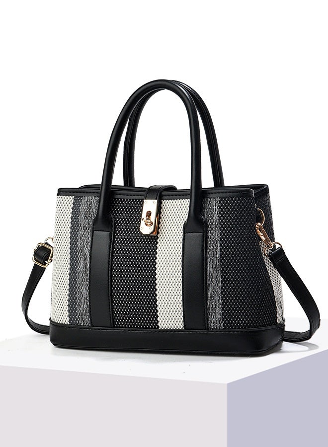 DUNISO Women's Handbag with Removable Shoulder Strap, Soft PU Leather Elegant Tote Bag, Large Capacity Tote Shoulder Bag, Fashion Ladies Satchel Bag for Office Travel Daily - Image 5