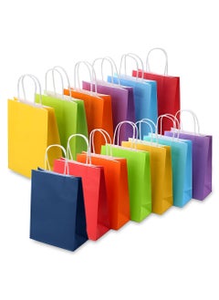HM2A Gift Bags, Small Paper Bags 25-piece Set: 15x21x8 Cm Gift Bag, Small Bag Set, Kraft Paper Bags For Gifts, Goodie Bags  - Image 1