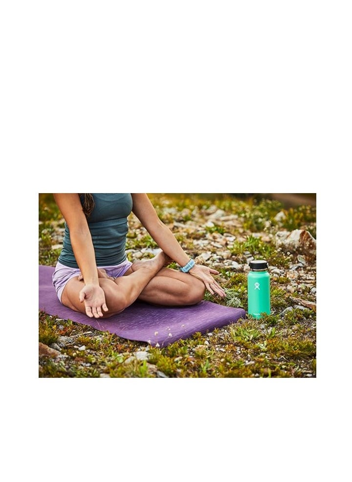 Hydro Flask Flask - Water Bottle 1180 Ml (40 Oz) - Vacuum Insulated Stainless Steel Water Bottle Flask With Leak Proof Flex Cap With Strap - Bpa-Free - Wide Mouth - Black  - Image 2