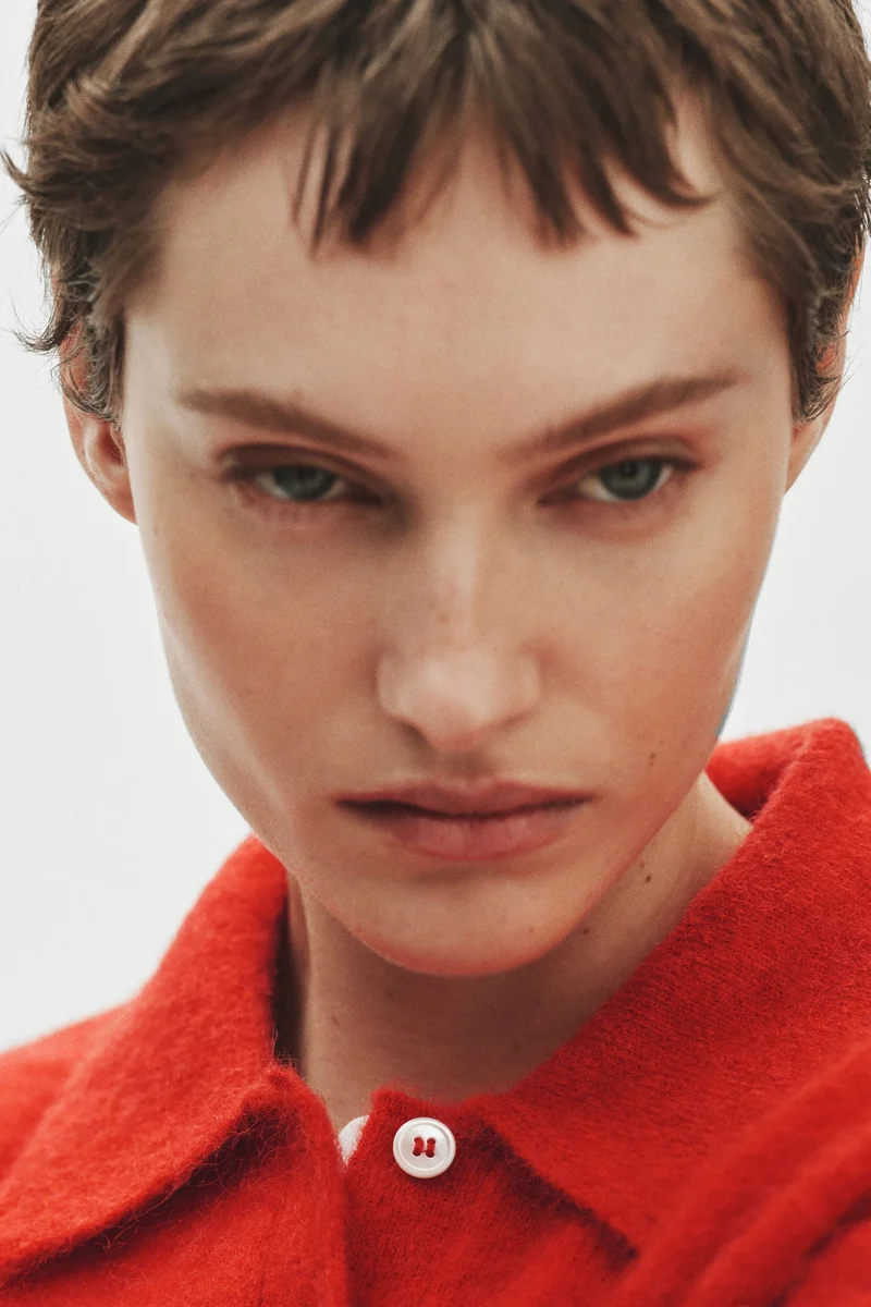 H&M Mohair-blend polo shirt