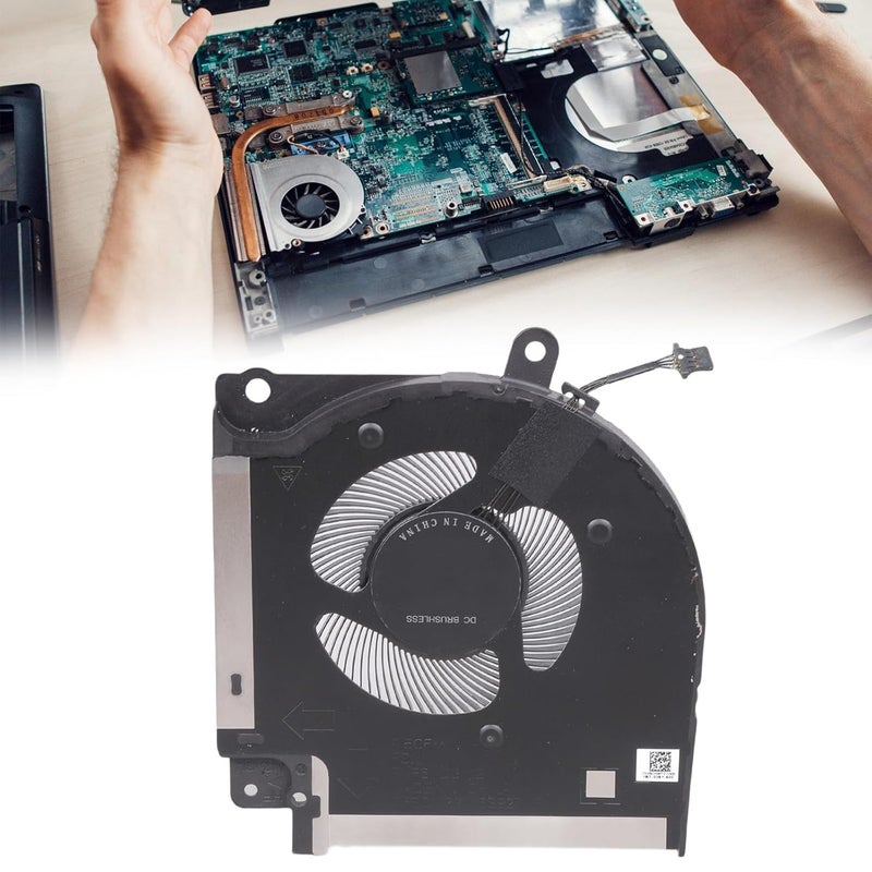 CPU GPU Radiators DC12V 4Pin 4wires Laptop Coolers Fan Replacement for P48E Laptop Cooling Fan - Image 2