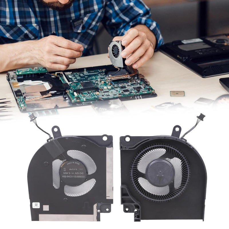 CPU GPU Radiators DC12V 4Pin 4wires Laptop Coolers Fan Replacement for P48E Laptop Cooling Fan - Image 3