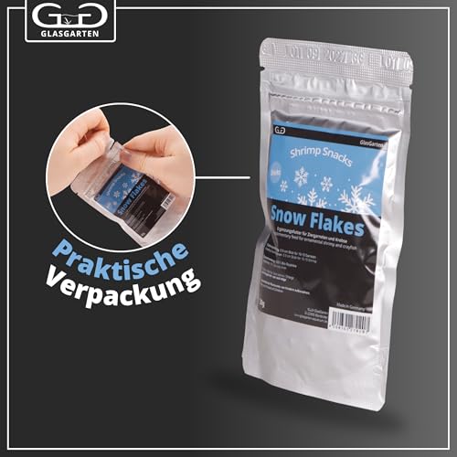 GlasGarten Shrimp Snacks Snow Flakes 30g - Image 3