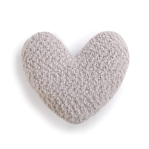 DEMDACO Giving Collection Gray Taupe Weighted Giving Heart Weighted Heart Pillow for Bedding Decorative Throw Pillow Meaningful Gift Idea Handmade Luxurious Soft Cozy 185 lbs - Image 3