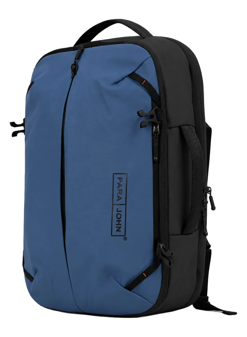 Parajohn Para John Black Laptop Backpack for Men & Women, Large Travel Backpack with Multiple Compartments, Laptop Compartment, Adjustable Shoulder Straps for Office, College & Business Use