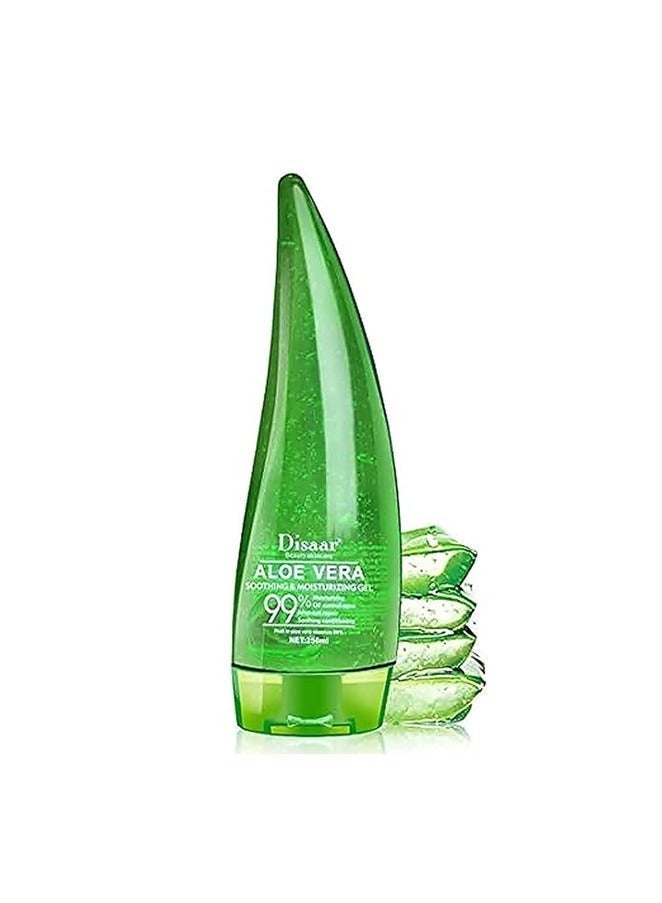 Disaar Aloe Vera Gel 99% Soothing & Moisturizing, Oil Control & After-Sun Repair - 250ml - Image 5