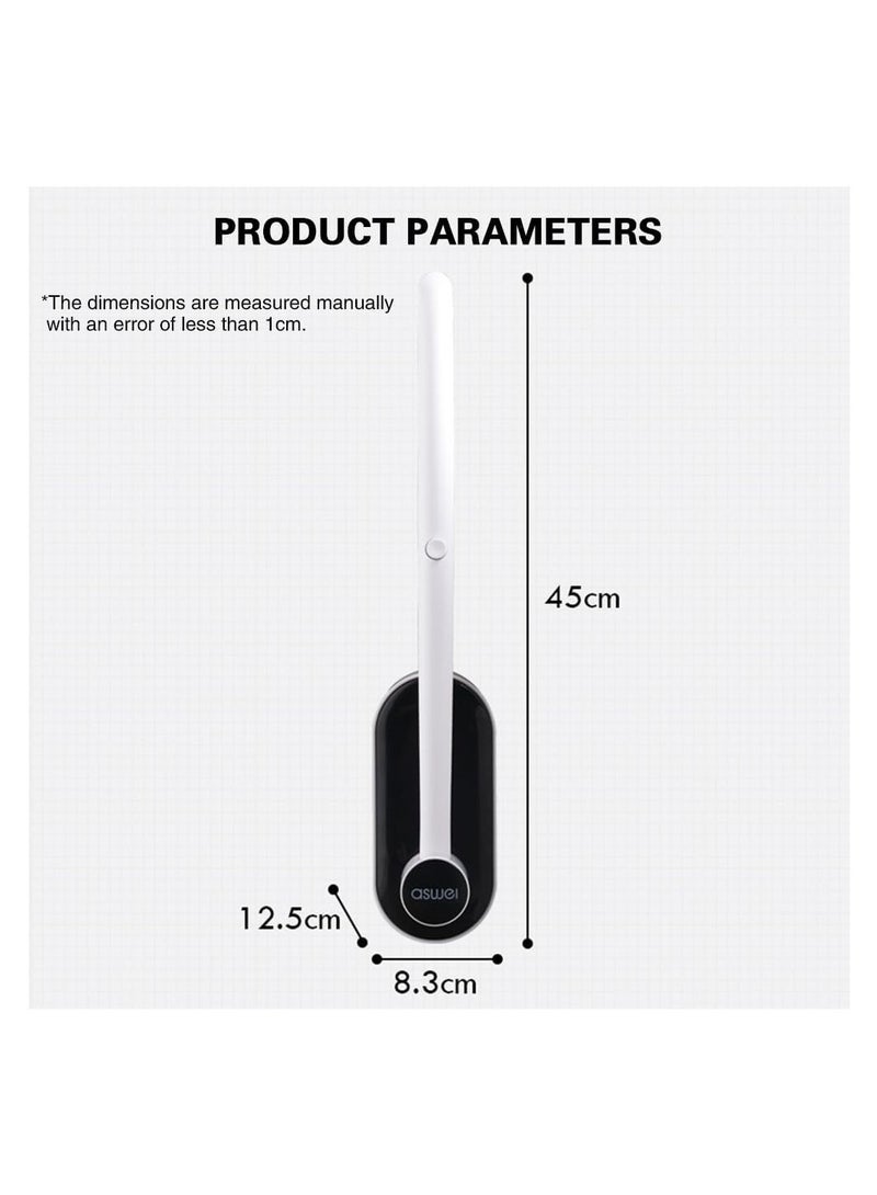 Disposable Toilet Brush, With 16 Toilet Brush Refills Heads Disposable Cleaning System, No Dead Corner Bathroom Wash Set, Wall Mounted Toilet Bowl Cleaner Brush For Bathroom Cleaning