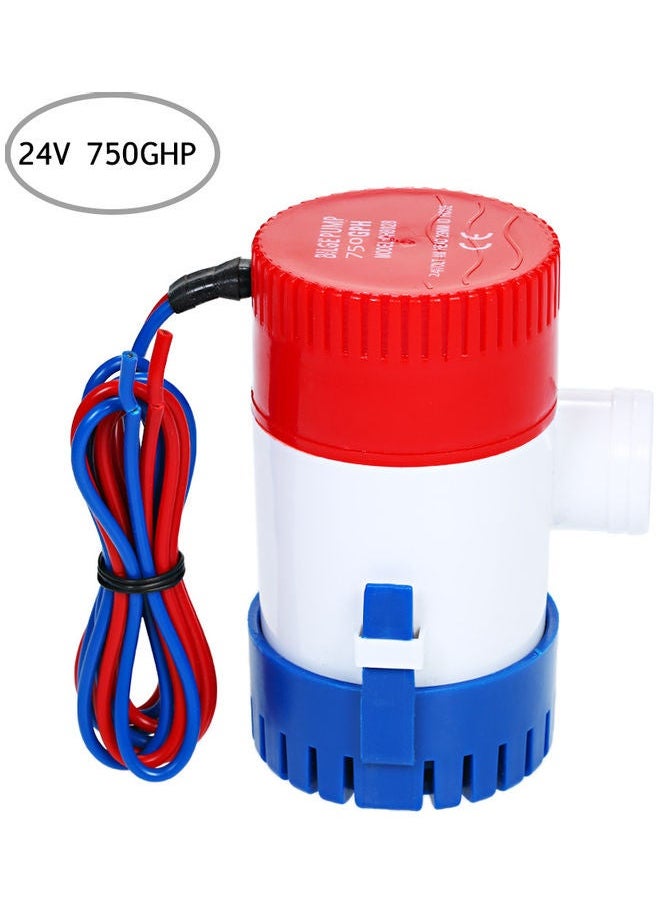 NIBEMINENT - 24V 750GPH Auto Bilge Pump With Float Switch Multicolour - Image 1
