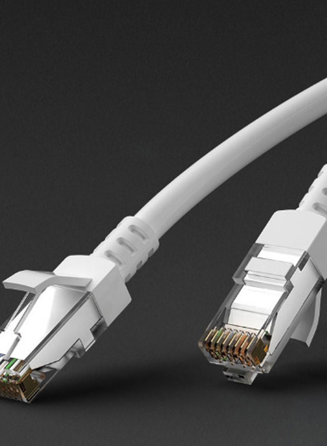 نيبمينينت كابل توصيل الشبكة بتقنية إيثرنت وفائق الدقة للراوتر بمنفذ RJ45 أبيض - Image 2