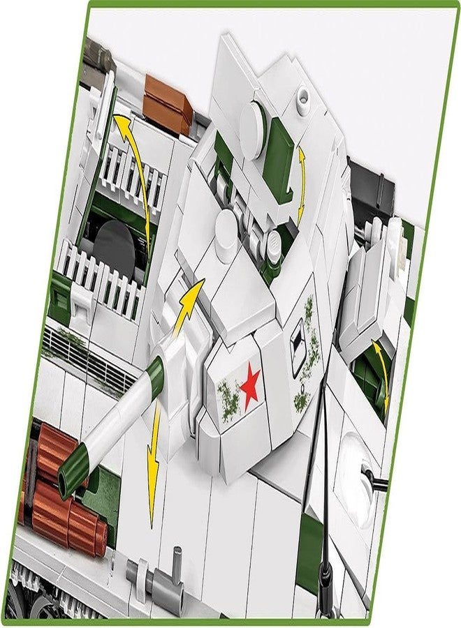 COBI مجموعة COBI التاريخية WWII دبابة T-34/76 موديل 1941/42 2 في 1 (PL/SOV) - Image 4
