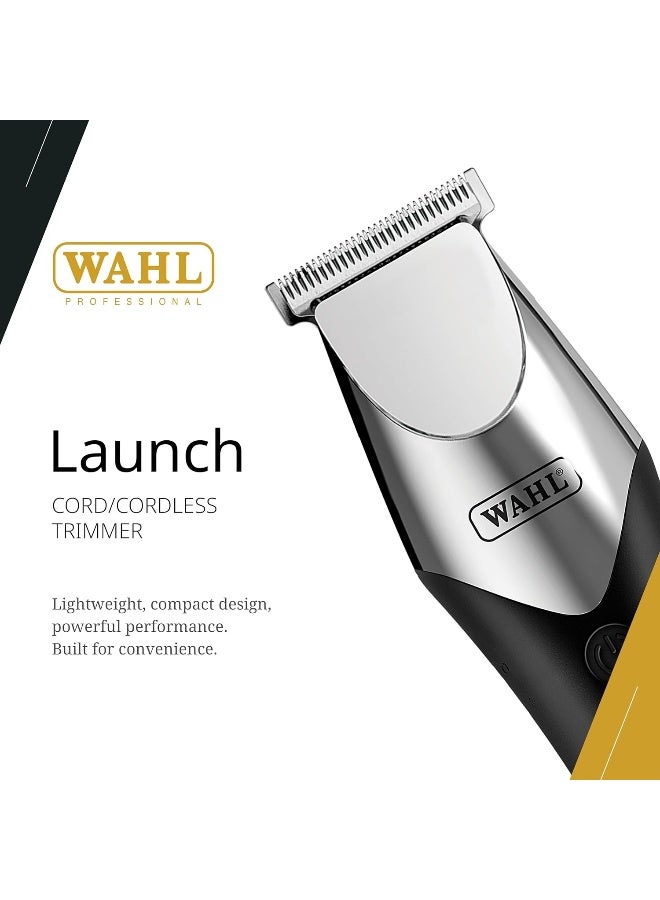 Wahl Professional Launch Trimmer | Cordless |3 Attachment Combs |Surgical Blade | 3 Pin - GCC - Image 2