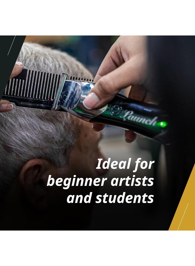 Wahl Professional Launch Trimmer | Cordless |3 Attachment Combs |Surgical Blade | 3 Pin - GCC - Image 5