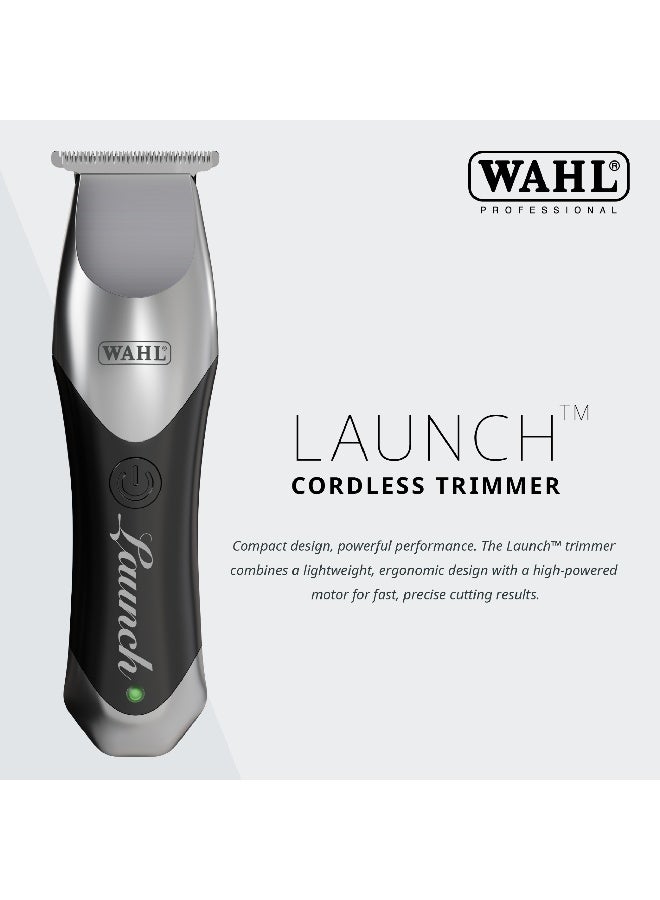 Wahl Professional Launch Trimmer | Cordless |3 Attachment Combs |Surgical Blade | 3 Pin - GCC - Image 2