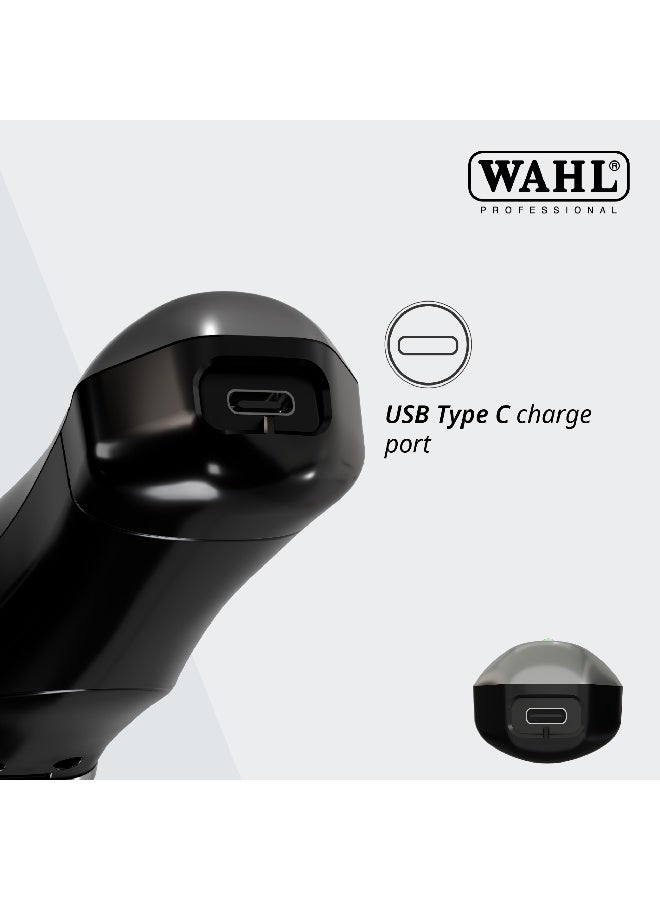 Wahl Professional Launch Trimmer | Cordless |3 Attachment Combs |Surgical Blade | 3 Pin - GCC - Image 4