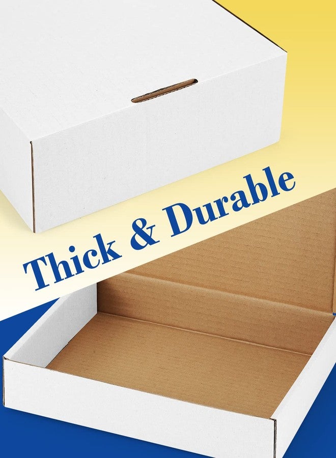 Poever Shipping-Boxes-12x9x3 Inches: 22 Pack-Cardboard-Boxes-for-Packaging, White-Shipping-Boxes-for-Packing-Small-Business, Corrugated Box Mailers for Book Shoes Gift Mailing - Image 5
