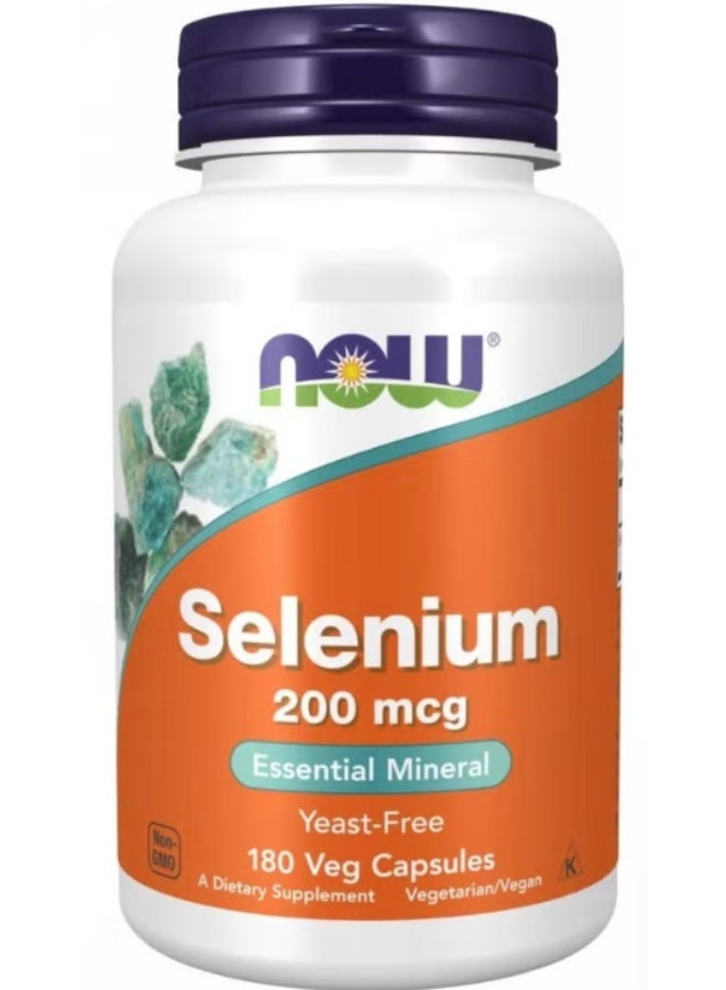 Selenium Dietary Supplement 200 mcg - 180 Capsules