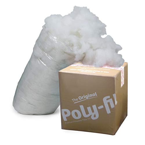 Poly-Fil Fairfield The Original Poly-Fil, Premium Polyester Fiber Fill, Soft Pillow Stuffing, Stuffing for Stuffed Animals, Toys, Cloud Decorations, and More, Machine-Washable Poly-Fil Fiber Fill, 6.5 lbs. Box - Image 1