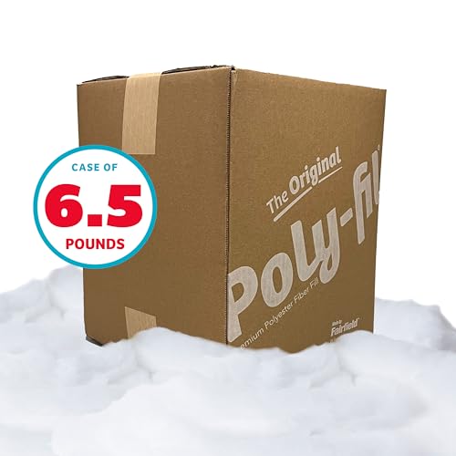 Poly-Fil Fairfield The Original Poly-Fil, Premium Polyester Fiber Fill, Soft Pillow Stuffing, Stuffing for Stuffed Animals, Toys, Cloud Decorations, and More, Machine-Washable Poly-Fil Fiber Fill, 6.5 lbs. Box - Image 3