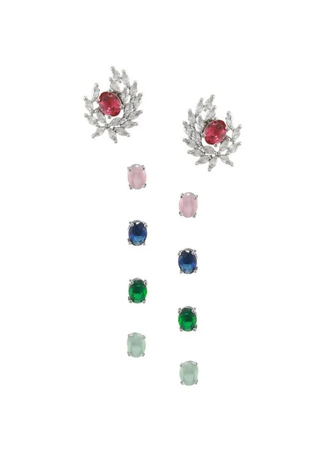 Priyaasi Elegant Women Alloy Earrings with pattern and secured with Post and Back closure and styled in ideal for Western moments — crafted to elevate your special moments.