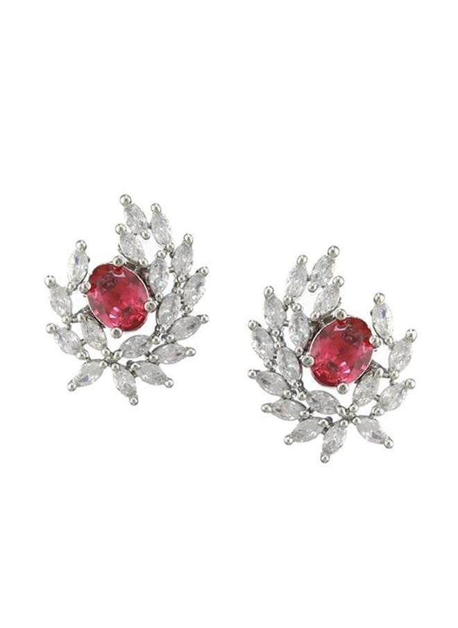 Priyaasi Elegant Women Alloy Earrings with pattern and secured with Post and Back closure and styled in ideal for Western moments — crafted to elevate your special moments.  - Image 5