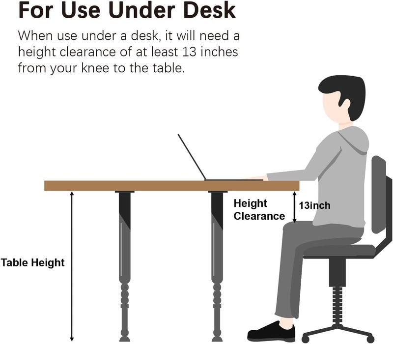 HIMALY Folding Pedal Exerciser - Mini Exercise Bike Under Desk Bike Pedal Exerciser with LCD Display for Arms and Legs Workout, Portable Desk Bike Peddler Machine for Adults & Seniors - Image 4