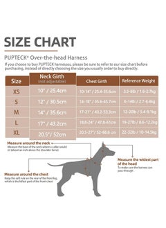 PUPTECK PUPTECK Soft Mesh Dog Harness and Leash Set Pet Puppy Cat Comfort Padded Vest No Pull Harnesses, Beige, S  - Image 2
